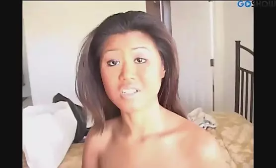 Teasing Temptress Lonely Brunette Strokes Nude Body to Masturbate